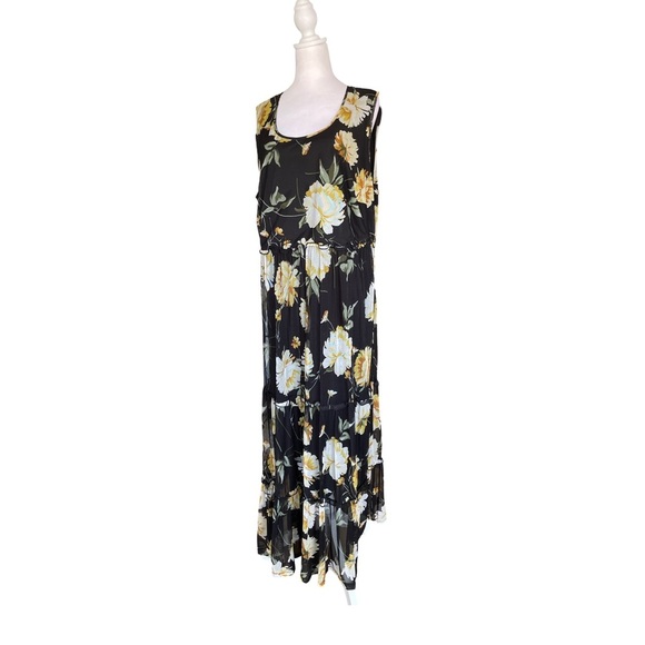 Enfocus Women Dresses & Skirts - Enfocus Women Navy Blue Tiered Maxi Dress Size 20W